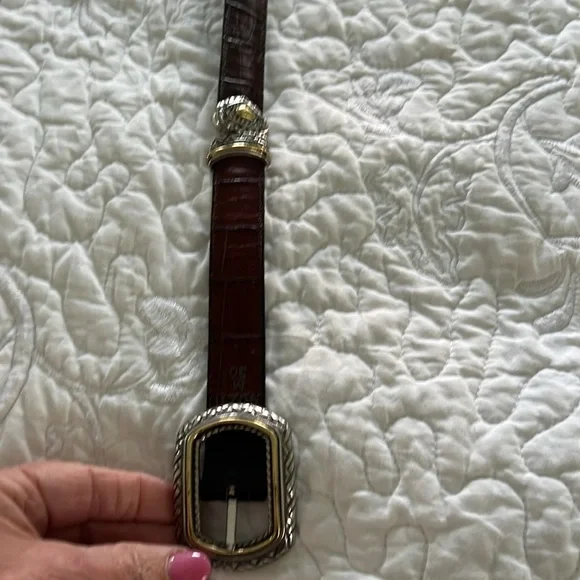 Women’s Brighton Belt.EUC.Sz-30 M.Length of belt 34.5 inches. - Picture 6 of 7